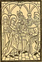 Picture 39 of 66 from Principia typographica. The block-books, or xylographic delineations of scripture history; issued in Holland, Flanders and Germany, during the fifteenth century, exemplified and considered in connexion with the origin of printing. To which is added an attempt to elucidate the character of the paper-marks of the period (1858), leaf 150