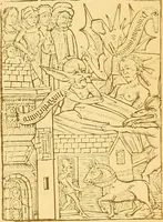 An illustration from Principia typographica. The block-books, or xylographic delineations of scripture history; issued in Holland, Flanders and Germany, during the fifteenth century, exemplified and considered in connexion with the origin of printing. To which is added an attempt to elucidate the character of the paper-marks of the period (1858)