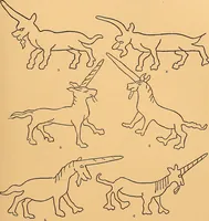 An illustration from Principia typographica. The block-books, or xylographic delineations of scripture history; issued in Holland, Flanders and Germany, during the fifteenth century, exemplified and considered in connexion with the origin of printing. To which is added an attempt to elucidate the character of the paper-marks of the period (1858)