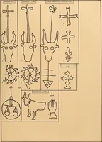 An illustration from Principia typographica. The block-books, or xylographic delineations of scripture history; issued in Holland, Flanders and Germany, during the fifteenth century, exemplified and considered in connexion with the origin of printing. To which is added an attempt to elucidate the character of the paper-marks of the period (1858)