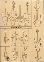 An illustration from Principia typographica. The block-books, or xylographic delineations of scripture history; issued in Holland, Flanders and Germany, during the fifteenth century, exemplified and considered in connexion with the origin of printing. To which is added an attempt to elucidate the character of the paper-marks of the period (1858)