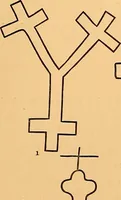 An illustration from Principia typographica. The block-books, or xylographic delineations of scripture history; issued in Holland, Flanders and Germany, during the fifteenth century, exemplified and considered in connexion with the origin of printing. To which is added an attempt to elucidate the character of the paper-marks of the period (1858)