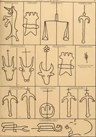 An illustration from Principia typographica. The block-books, or xylographic delineations of scripture history; issued in Holland, Flanders and Germany, during the fifteenth century, exemplified and considered in connexion with the origin of printing. To which is added an attempt to elucidate the character of the paper-marks of the period (1858)