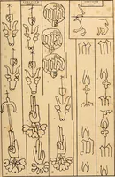 An illustration from Principia typographica. The block-books, or xylographic delineations of scripture history; issued in Holland, Flanders and Germany, during the fifteenth century, exemplified and considered in connexion with the origin of printing. To which is added an attempt to elucidate the character of the paper-marks of the period (1858)