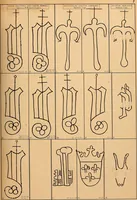 An illustration from Principia typographica. The block-books, or xylographic delineations of scripture history; issued in Holland, Flanders and Germany, during the fifteenth century, exemplified and considered in connexion with the origin of printing. To which is added an attempt to elucidate the character of the paper-marks of the period (1858)