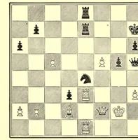 An illustration from The principles of chess in theory & practice.. (1894)