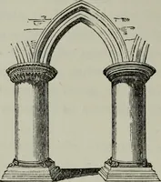 An illustration from The principles of Gothic ecclesiastical architecture : with an explanation of technical terms and a centenary of ancient terms ... (1882)