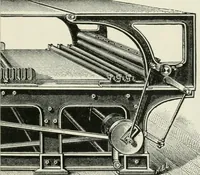 An illustration from The principles and progress of printing machinery (1900)