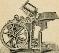 An illustration from The principles and progress of printing machinery (1900)
