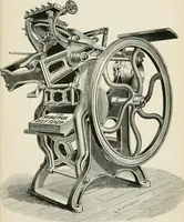 An illustration from The principles and progress of printing machinery (1900)