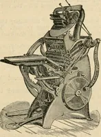 An illustration from The principles and progress of printing machinery (1900)