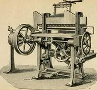 An illustration from The principles and progress of printing machinery (1900)