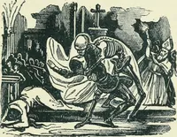 An illustration from The printed book, its history, illustration, and adornment, from the days of Gutenberg to the present time (1887)