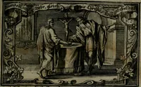 Picture 30 of 35 from [Printer's proofs of emblem engravings] (1717), leaf 32