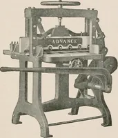 An illustration from Printing and bookbinding for schools (1914)