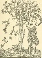 An illustration from Printing and the renaissance: a paper read before the Fortnightly club of Rochester, New York, by John Rothwell Slater (1921)