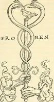 An illustration from Printing and the renaissance: a paper read before the Fortnightly club of Rochester, New York, by John Rothwell Slater (1921)