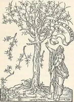 An illustration from Printing and the renaissance : a paper read before the Fortnightly Club of Rochester, New York / by John Rothwell Slater (1921)