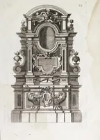 An illustration from [Prints from Vignola's Regola delli cinque ordini d'architettura, 1642] (1642)