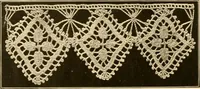 An illustration from The Priscilla crochet book, edgings and insertions, no. 2; a collection of beautiful and useful patterns, with directions for working (1916)