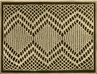 An illustration from The Priscilla crochet book, edgings and insertions, no. 2; a collection of beautiful and useful patterns, with directions for working (1916)