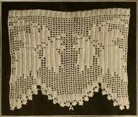 An illustration from The Priscilla crochet book, edgings and insertions, no. 2; a collection of beautiful and useful patterns, with directions for working (1916)