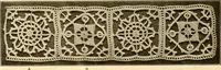 An illustration from The Priscilla crochet book, edgings and insertions, no. 2; a collection of beautiful and useful patterns, with directions for working (1916)
