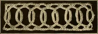 An illustration from The Priscilla crochet book, edgings and insertions, no. 2; a collection of beautiful and useful patterns, with directions for working (1916)