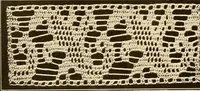 An illustration from The Priscilla crochet book, edgings and insertions, no. 2; a collection of beautiful and useful patterns, with directions for working (1916)