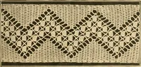 An illustration from The Priscilla crochet book, edgings and insertions, no. 2; a collection of beautiful and useful patterns, with directions for working (1916)