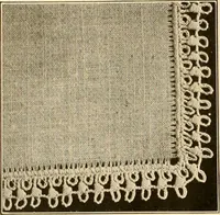 An illustration from The Priscilla crochet book, edgings and insertions, no. 2; a collection of beautiful and useful patterns, with directions for working (1916)