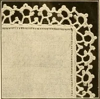 An illustration from The Priscilla crochet book, edgings and insertions, no. 2; a collection of beautiful and useful patterns, with directions for working (1916)