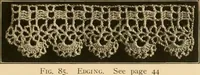 An illustration from The Priscilla crochet book, edgings and insertions, no. 2; a collection of beautiful and useful patterns, with directions for working (1916)