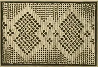 An illustration from The Priscilla crochet book, edgings and insertions, no. 2; a collection of beautiful and useful patterns, with directions for working (1916)