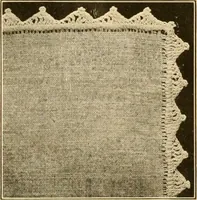 An illustration from The Priscilla crochet book, edgings and insertions, no. 2; a collection of beautiful and useful patterns, with directions for working (1916)