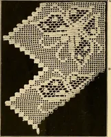 An illustration from The Priscilla crochet book, edgings and insertions, no. 2; a collection of beautiful and useful patterns, with directions for working (1916)