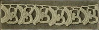 An illustration from The Priscilla crochet book, edgings and insertions; a collection of beautiful and useful patterns, with directions for working (1913)