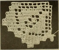 An illustration from The Priscilla crochet book, edgings and insertions; a collection of beautiful and useful patterns, with directions for working (1913)