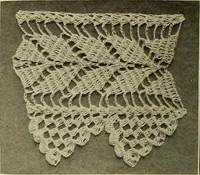 An illustration from The Priscilla crochet book, edgings and insertions; a collection of beautiful and useful patterns, with directions for working (1913)