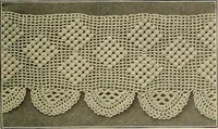 An illustration from The Priscilla crochet book, edgings and insertions; a collection of beautiful and useful patterns, with directions for working (1913)