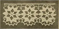 An illustration from The Priscilla crochet book, edgings and insertions; a collection of beautiful and useful patterns, with directions for working (1913)