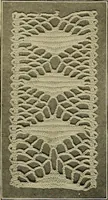 An illustration from The Priscilla crochet book, edgings and insertions; a collection of beautiful and useful patterns, with directions for working (1913)
