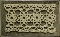 An illustration from The Priscilla crochet book, edgings and insertions; a collection of beautiful and useful patterns, with directions for working (1913)