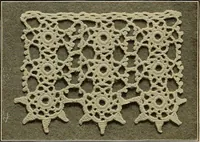 An illustration from The Priscilla crochet book, edgings and insertions; a collection of beautiful and useful patterns, with directions for working (1913)