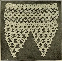 An illustration from The Priscilla crochet book, edgings and insertions; a collection of beautiful and useful patterns, with directions for working (1913)