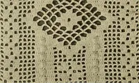 An illustration from The Priscilla crochet book, edgings and insertions; a collection of beautiful and useful patterns, with directions for working (1913)