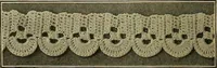 An illustration from The Priscilla crochet book, edgings and insertions; a collection of beautiful and useful patterns, with directions for working (1913)