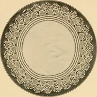 An illustration from The Priscilla crochet book, centerpieces and doilies; (1915)