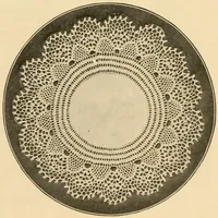 An illustration from The Priscilla crochet book, centerpieces and doilies; (1915)