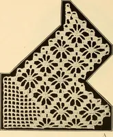 An illustration from The Priscilla crochet book, centerpieces and doilies; (1915)